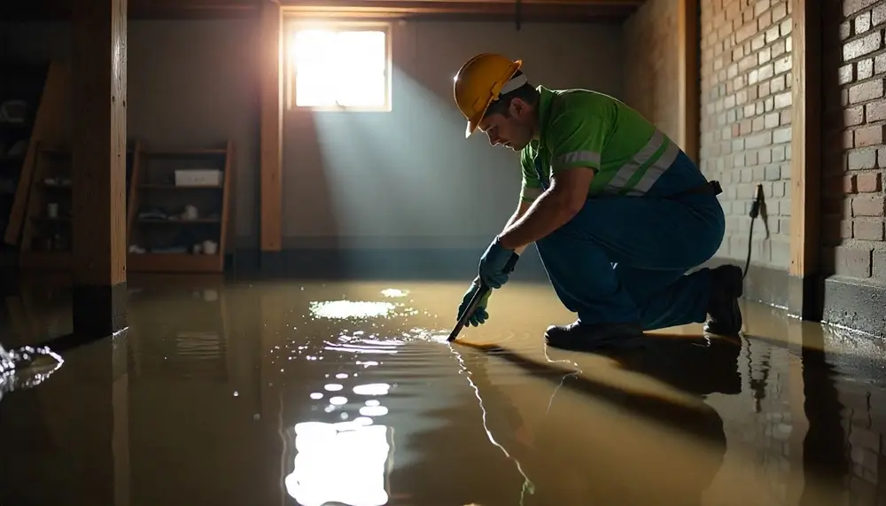 Professional water damage restoration services in Freelandville, IN